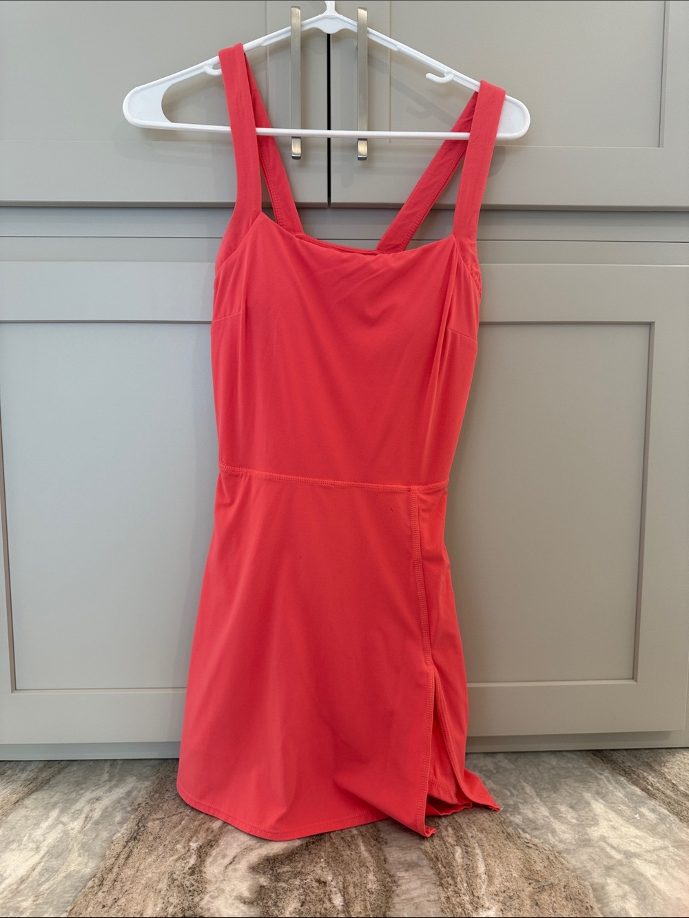 JoyLab Coral-Pink Athletic Romper